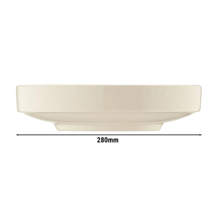 GGM Gastro (24 pcs) CHEF TASTE OF | Platter - oval - Porcelain - Ø280mm - Cream