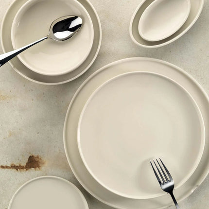 GGM Gastro (24 pcs) CHEF TASTE OF | Platter - oval - Porcelain - Ø320mm - Cream