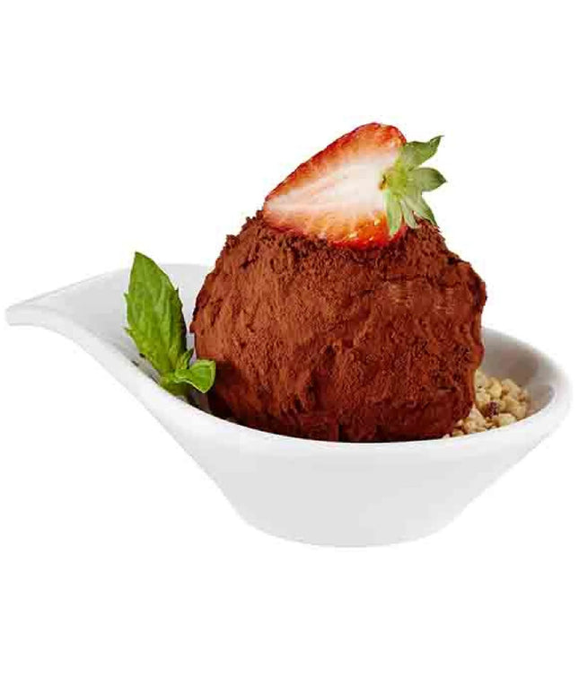 GGM Gastro (24 pcs) Dessert Bowl - MINI - Melamine - 60ml - 115x75mm - Depth: 30mm - White
