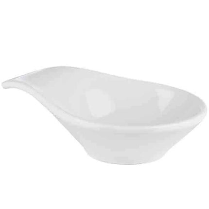GGM Gastro (24 pcs) Dessert Bowl - MINI - Melamine - 60ml - 115x75mm - Depth: 30mm - White