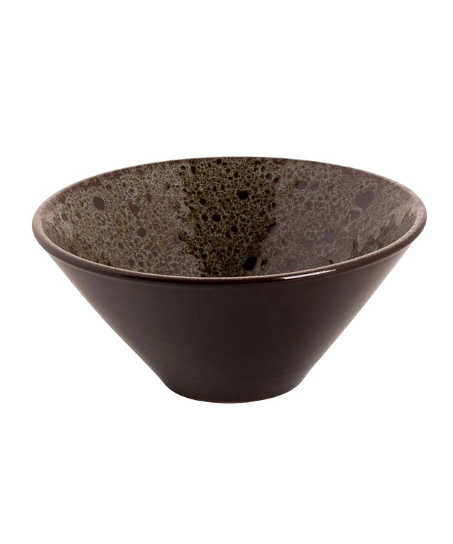 GGM Gastro (24 pcs) Dessert Bowl - TURKEY - Stoneware - 500ml - round - Ø 150mm - Brown/Blue