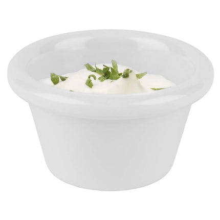 GGM Gastro (24 pcs) Dipping Pot - CASUAL - Melamine - 80ml - round - Ø80mm - White