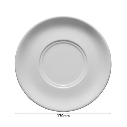 GGM Gastro (24 pcs) ENTITY - Coffee saucers - Ø170mm - White