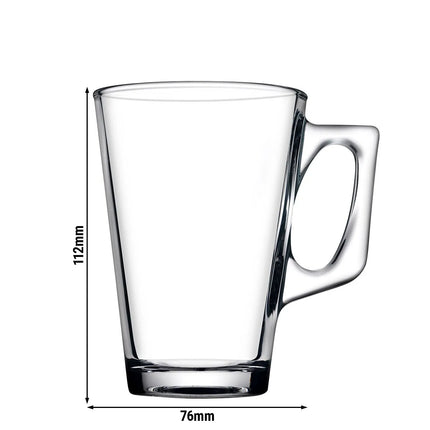 GGM Gastro (24 pcs) Glass Mug - AQUA - 250 ml