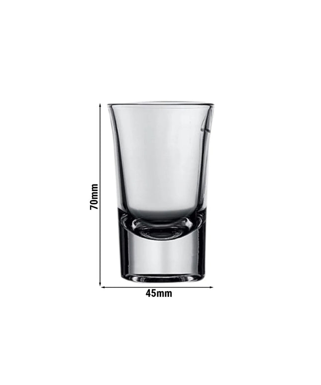 GGM Gastro (24 pcs) Mammoet | Shot glass - BUDGETLINE - 35 ml - Clear