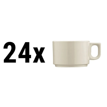 GGM Gastro (24 pcs) PERA | Coffee Cup Cream - 70ml - White