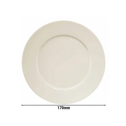 GGM Gastro (24 pcs) PERA | Plate - flat - Porcelain - 170x170mm - Cream