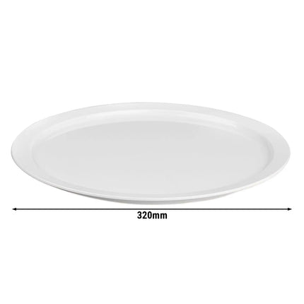 GGM Gastro (24 pcs) Pizza Plate - Polycarbonate - Ø320mm - White