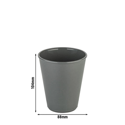 GGM Gastro (24 pcs) Polycarbonate Cup (reusable) - 300ml - Grey