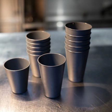 GGM Gastro (24 pcs) Polycarbonate Cup (reusable) - 300ml - Grey