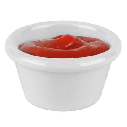 GGM Gastro (24 pcs) Ramekin - CASUAL - Melamine - 70ml - round - Ø75mm - White