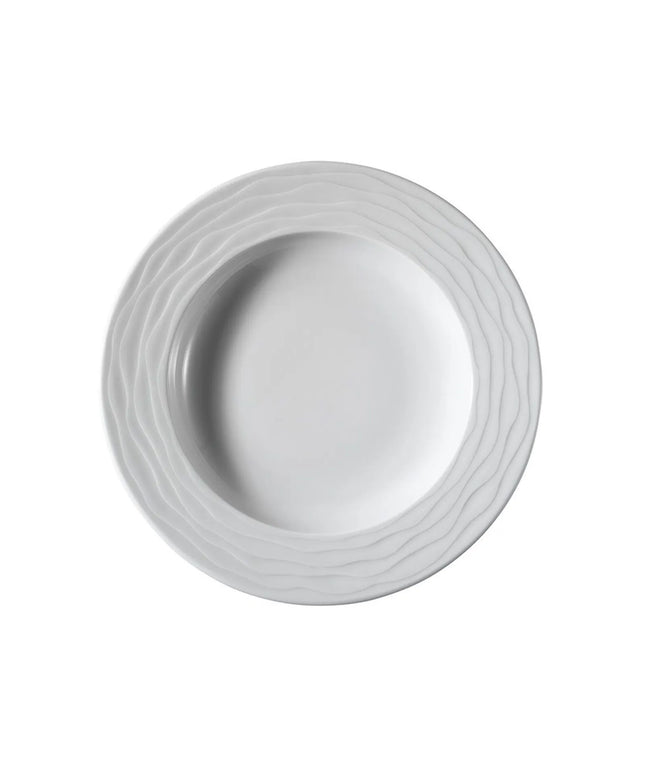 GGM Gastro (24 pcs) SEA WAVE | Deep Plate - Porcelain - Ø230mm - White