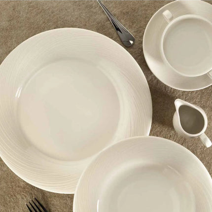GGM Gastro (24 pcs) SEMPRE - Cappuccino saucers - Ø160mm - Cream