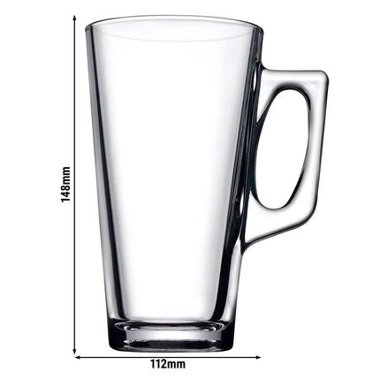 GGM Gastro (24 pcs) Tumbler - AQUA - 385 ml - Clear