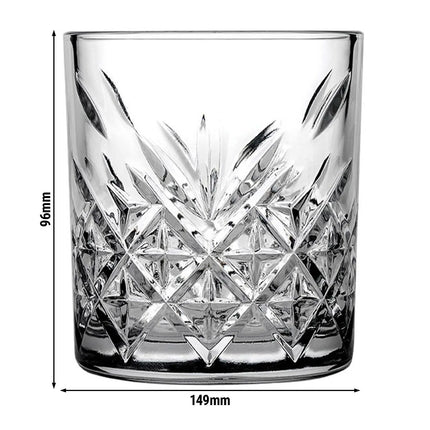 GGM Gastro (24 pcs) Whiskey glass - TIMELESS - 345 ml - Clear