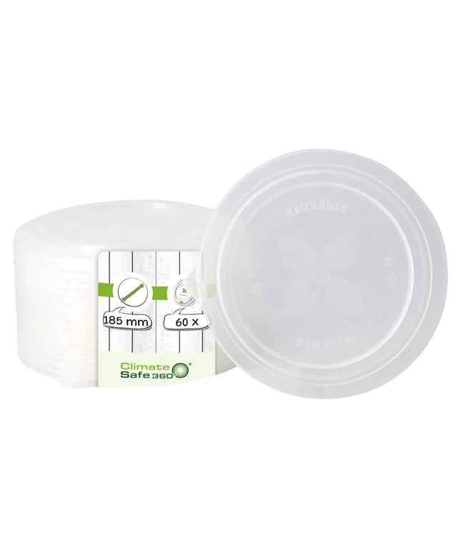 GGM Gastro (264 pcs) Reusable Polypropylene Lid - 190x190mm - Clear