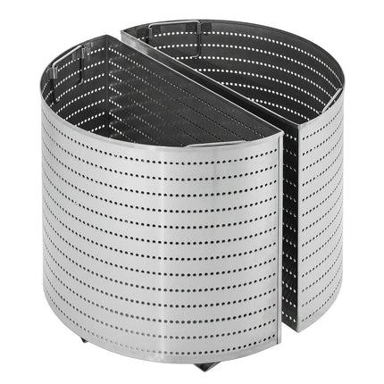 GGM Gastro 2x GN 1/1 half-round Fryer Basket Set for Boiling Pan - Ø560xH440mm - 150L - GN 1/1