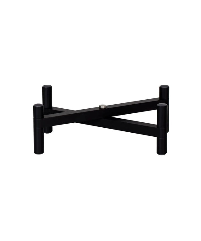 GGM Gastro (3 pcs) Buffet Stand - Powder-coated stainless steel - Black - Height: 120mm - suitable for platters & plates from 210mm