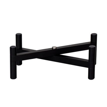 GGM Gastro (3 pcs) Buffet Stand - Powder-coated stainless steel - Black - Height: 120mm - suitable for platters & plates from 210mm