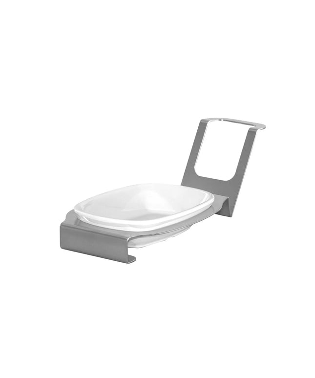 GGM Gastro (3 pcs) Spoon Rest (Oval) - with Carry Handle - 105x140x90mm - Chrome