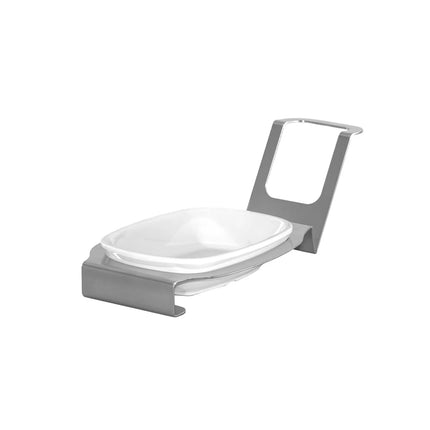 GGM Gastro (3 pcs) Spoon Rest (Oval) - with Carry Handle - 105x140x90mm - Chrome