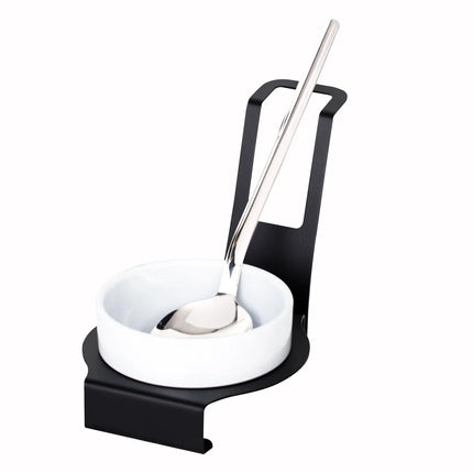 GGM Gastro (3 pcs) Spoon Rest - Round - Stainless Steel - 140x140x145mm