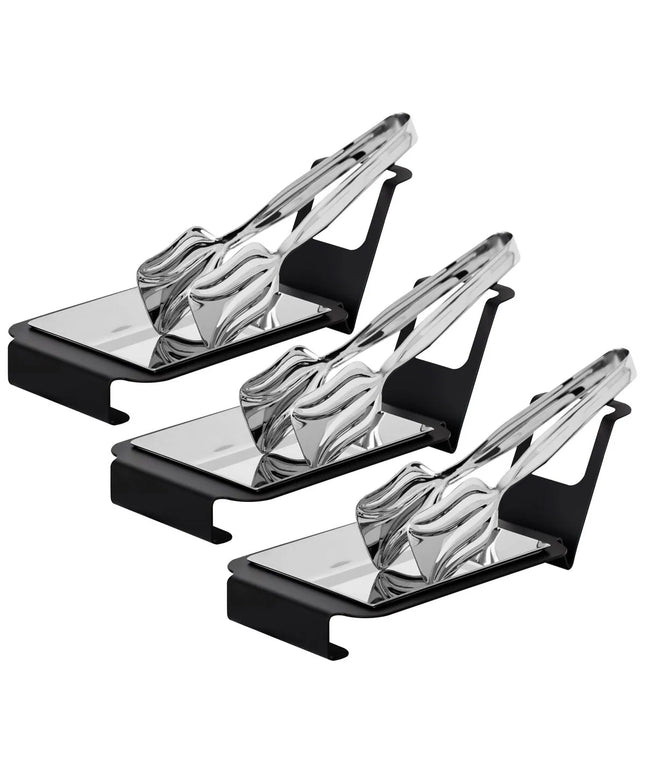 GGM Gastro (3 pcs) Spoon Rest - Square - Stainless Steel - 60x120x80mm