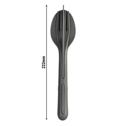 GGM Gastro (30 pcs) Reusable Cutlery Set - 3-piece - Grey