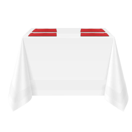 GGM Gastro (300 pcs) Vienna Damask Placemats - 30x45cm - Fire Red