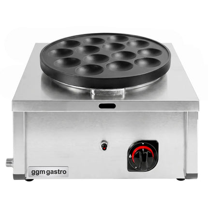 GGM Gastro 3312 ml Plate for Waffle Maker - 400x400x40mm - Stainless Steel - for CGOM5 - Ø400mm