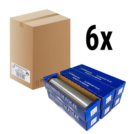 GGM Gastro (36 pcs) Aluminium foil on roll - Cutter Box - 12 micron - 300mm