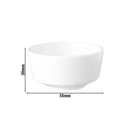 GGM Gastro (36 pcs) Ramekin - FLOAT - Melamine - 30ml - round - Ø55mm - White