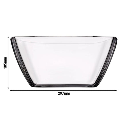 GGM Gastro (4 Cái) Tô - Thủy Tinh - 500x251mm - Sâu 244mm