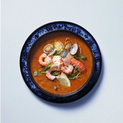 GGM Gastro (4 pcs) BAMA BLUE | Deep Plate - Stoneware - Ø220mm - Blue