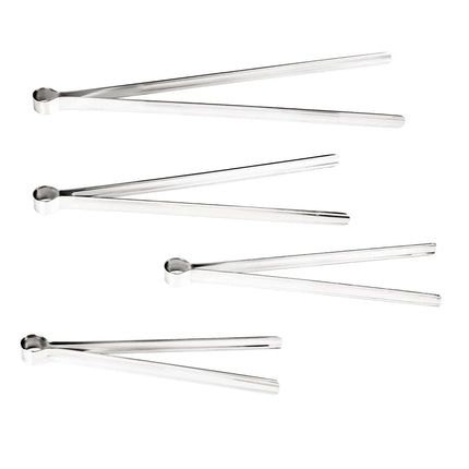 GGM Gastro (4 pcs) Barbecue tongs - Length: 270mm - Stainless steel