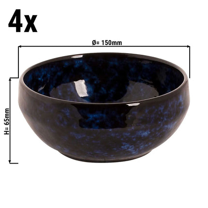GGM Gastro (4 pcs) Bowl - BAMA BLUE - Stoneware - Ø 150mm - Blue
