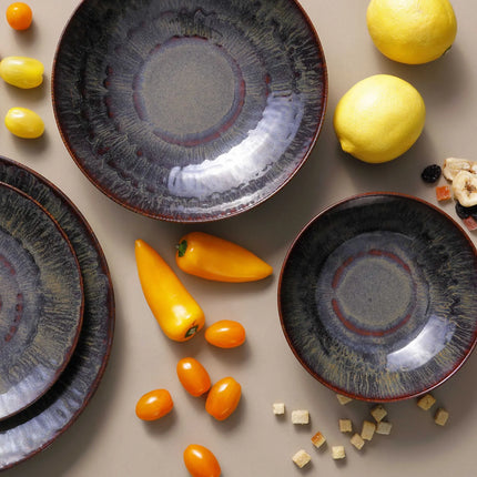 GGM Gastro (4 pcs) Bowl - Vittoria - Stoneware - Ø 240mm - Brown