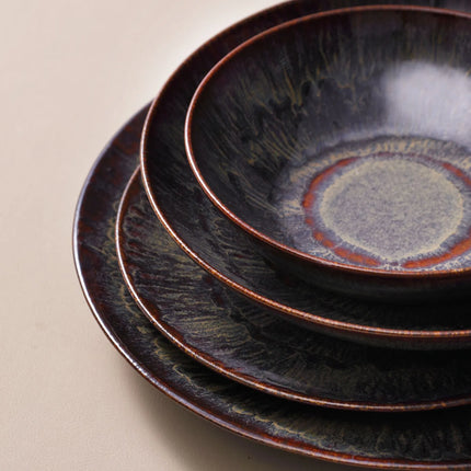 GGM Gastro (4 pcs) Bowl - Vittoria - Stoneware - Ø 240mm - Brown