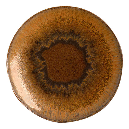 GGM Gastro (4 pcs) CECIL | Plate - flat - Stoneware - Ø270mm - Brown