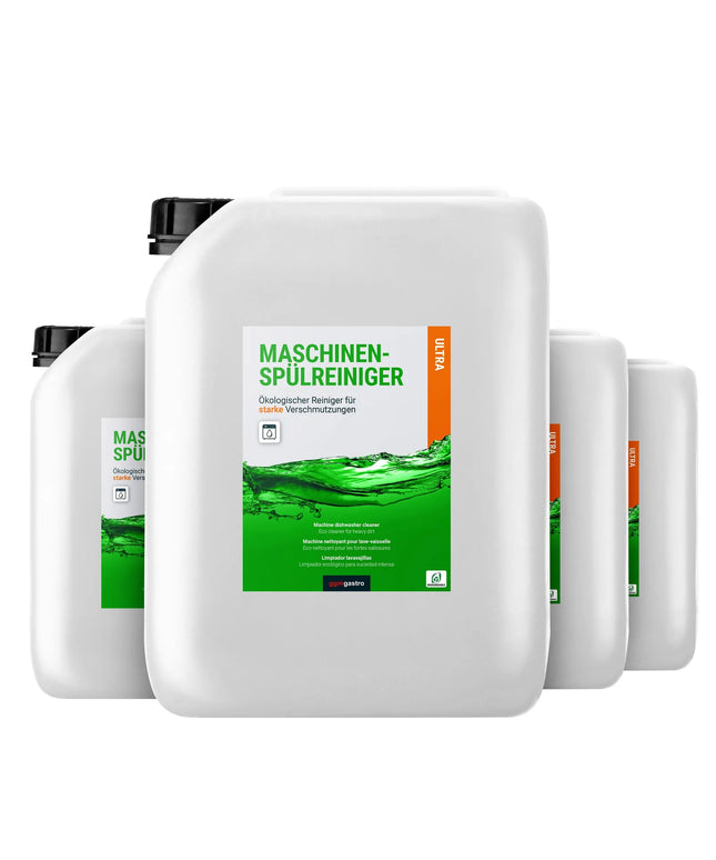 GGM Gastro (4 pcs) Dishwasher Detergent Concentrate - for heavy soiling & hard water areas - 10L