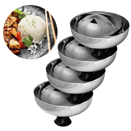 GGM Gastro (4 pcs) Food Presentation Ring - Stainless Steel - Ø80mm