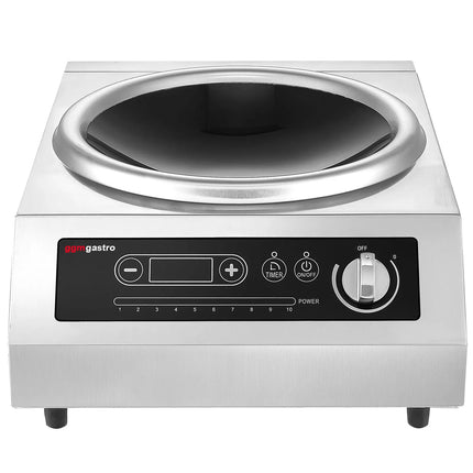 GGM Gastro (4 pcs) Induction wok - 3.5kW - 1 cooking zone - Ø 460mm - incl. wok