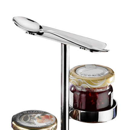 GGM Gastro (4 pcs) Jam Etagere / Buffet Stand - Stainless steel - Height: 230mm - with 4 shelves