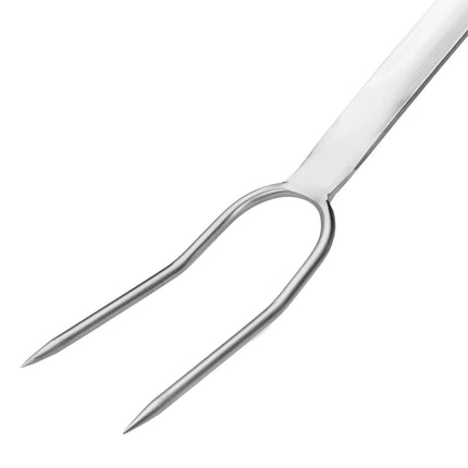 GGM Gastro (4 pcs) Meat Fork - 2-Prong - Long Handle - Length 615mm