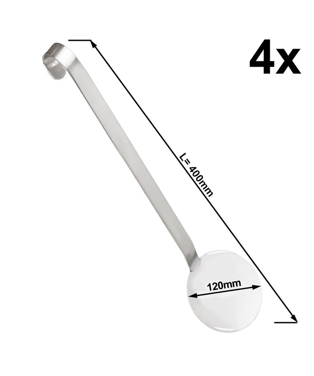 GGM Gastro (4 pcs) Rice Spoon - Ø120mm - Length: 400mm - Stainless Steel