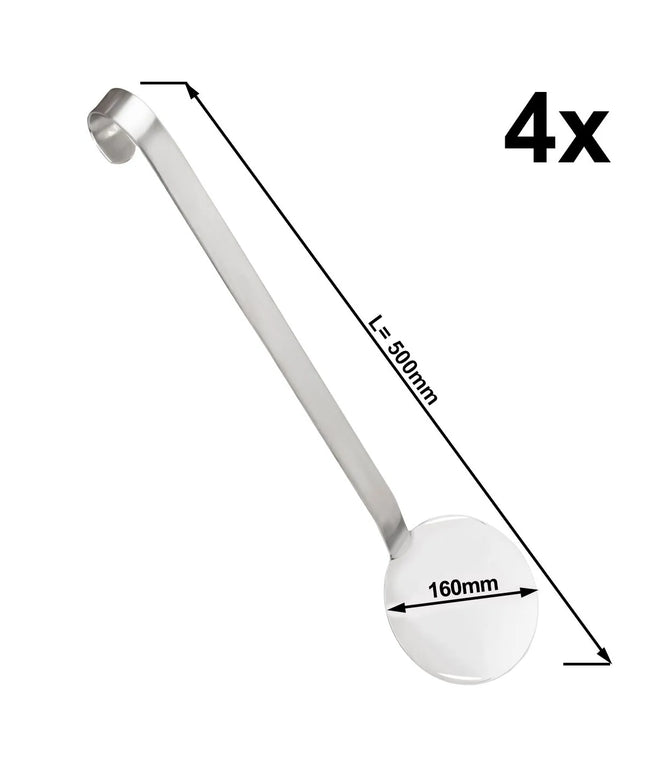 GGM Gastro (4 pcs) Rice Spoon - Ø160mm - Stainless Steel