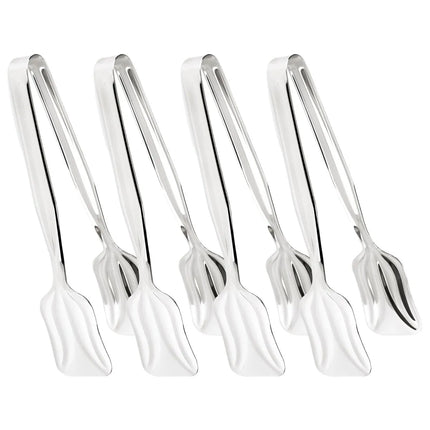 GGM Gastro (4 pcs) Salad tongs - Serving tongs – Stainless Steel – 220 mm