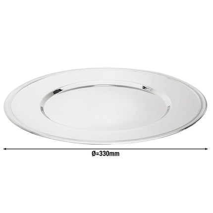 GGM Gastro (4 pcs) Serving Platter - Stainless Steel - Ø330mm