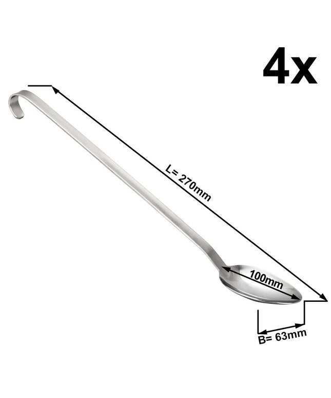 GGM Gastro (4 pcs) Serving Spoon PREMIUM - Ø 63mm - Length: 270mm - Stainless Steel