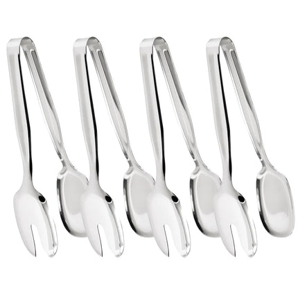 GGM Gastro (4 pcs) Serving tongs - Length: 220mm - Stainless steel